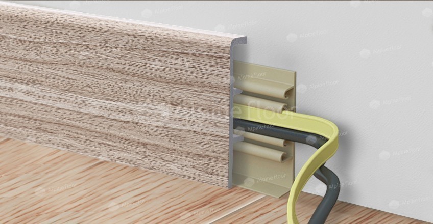 Напольный плинтус Rico Concept 80 Кипарис альпийский (2200*20*80 мм) — купить в Екатеринбурге