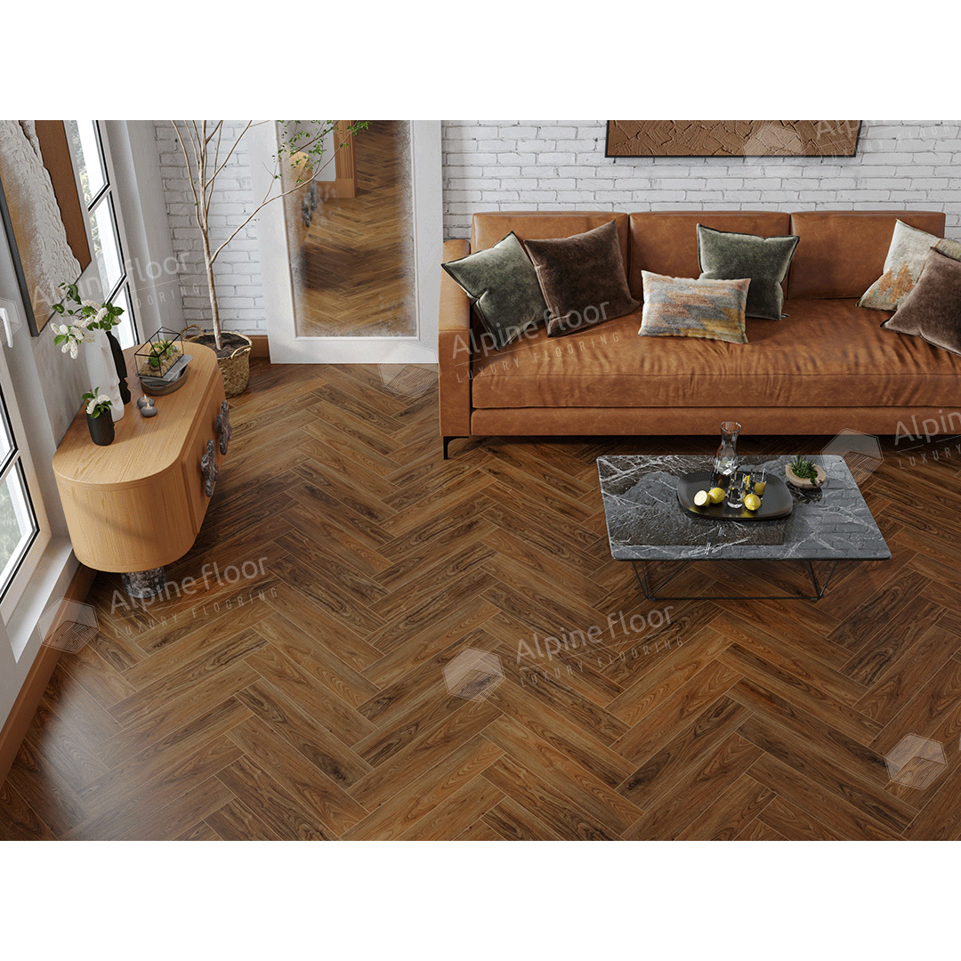 SPC ламинат "Alpine Floor" Орех Кенари (600*125*4 мм) — купить в Екатеринбурге