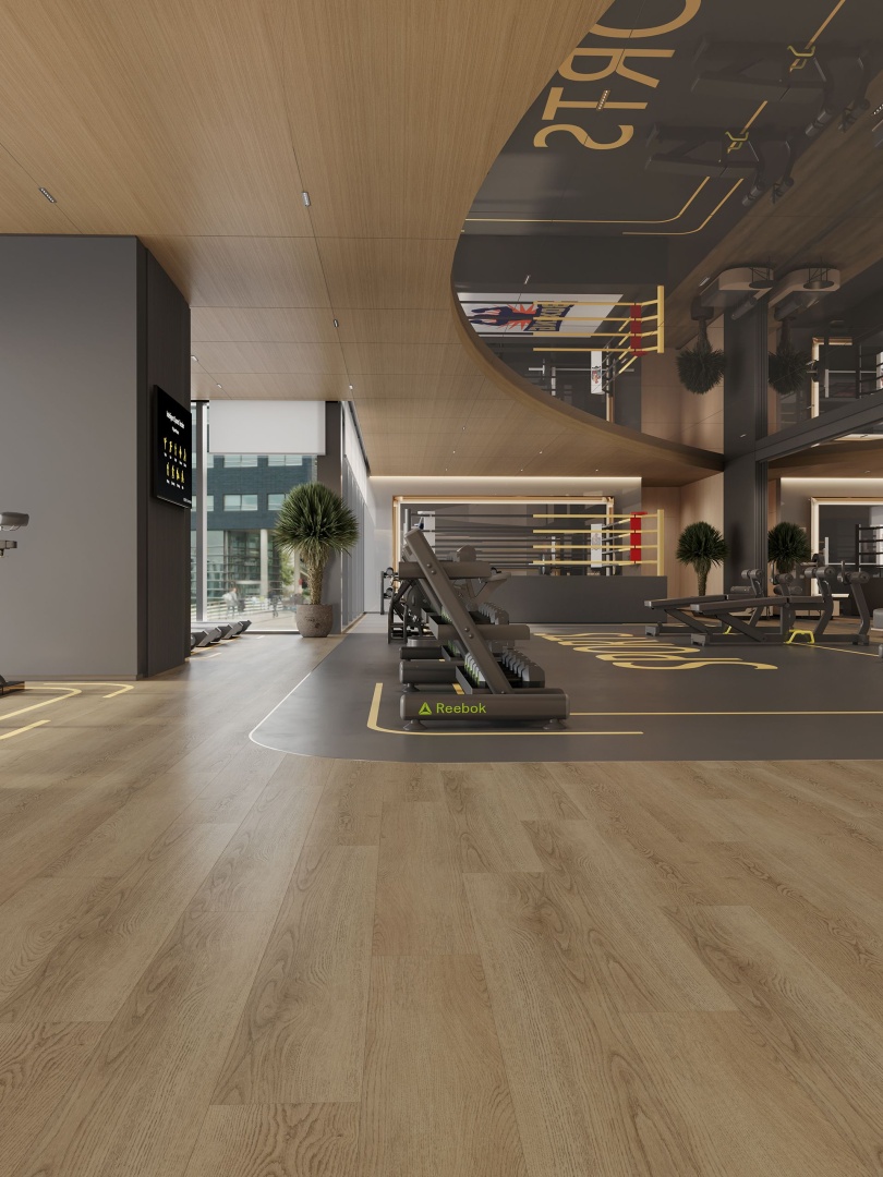 Кварцвиниловая плитка LVT "Alpine Floor" ДУБ ФРИДРИХ (1219*184*3 мм) — купить в Екатеринбурге