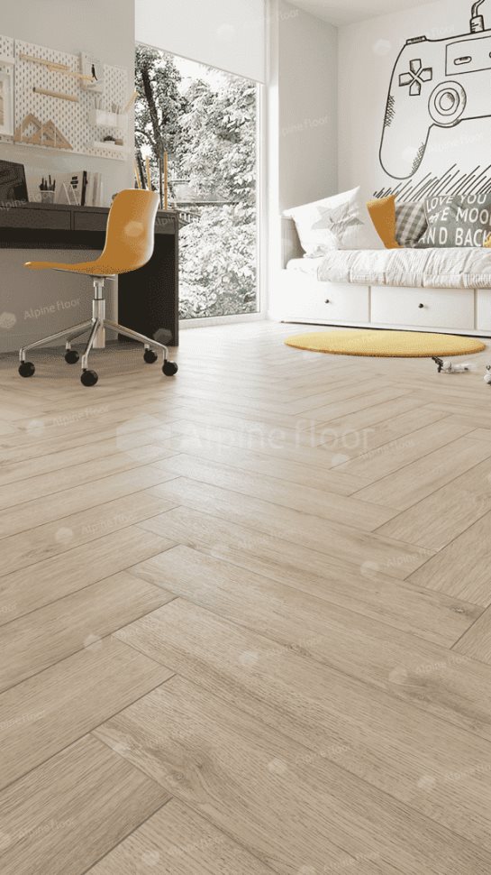 Виниловый ламинат "Alpine Floor" Parquet Light Дуб Медия (600*125*4 мм) — купить в Екатеринбурге