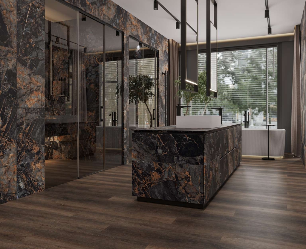 Кварцвиниловая плитка LVT "Alpine Floor" Дуб Левитан (1219*184*2 мм) — купить в Екатеринбурге