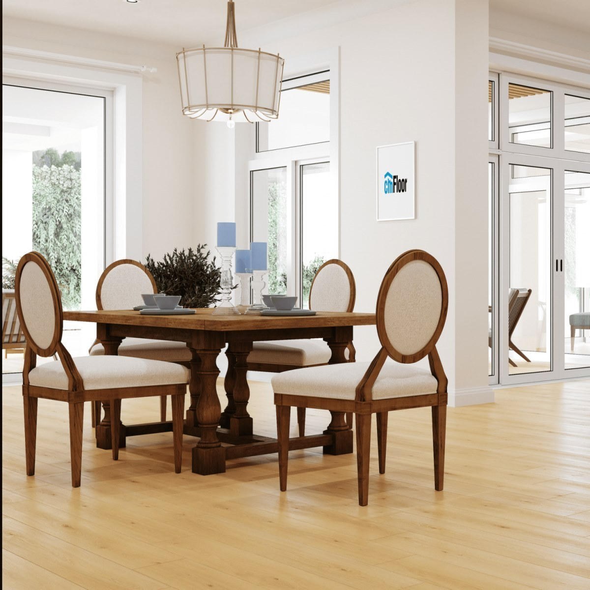 Виниловое напольное покрытие ScandiWood 09 Дуб Орегон (180*1220*5 мм) — купить в Екатеринбурге