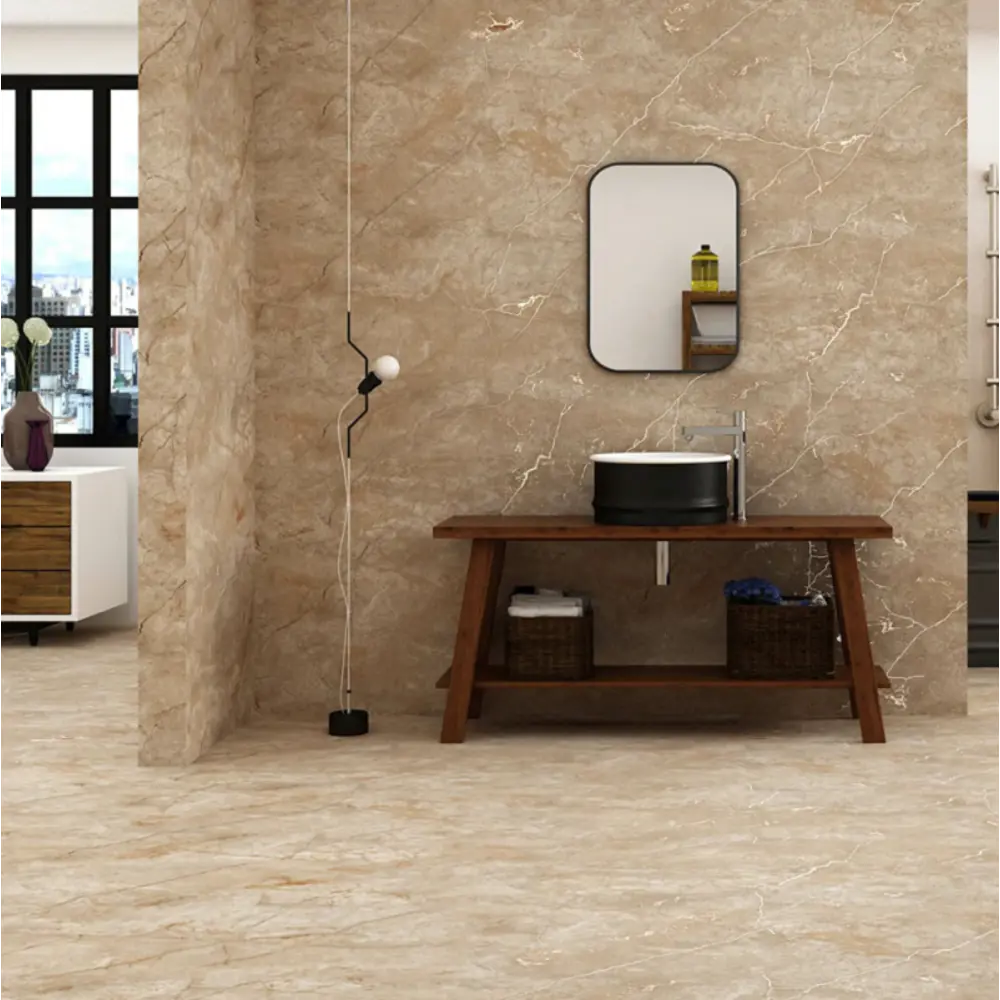 Керамогранит "Sonex" Mostaco natural карвинг 60x120см цвет светло-коричневый с прожилками — купить в Екатеринбурге