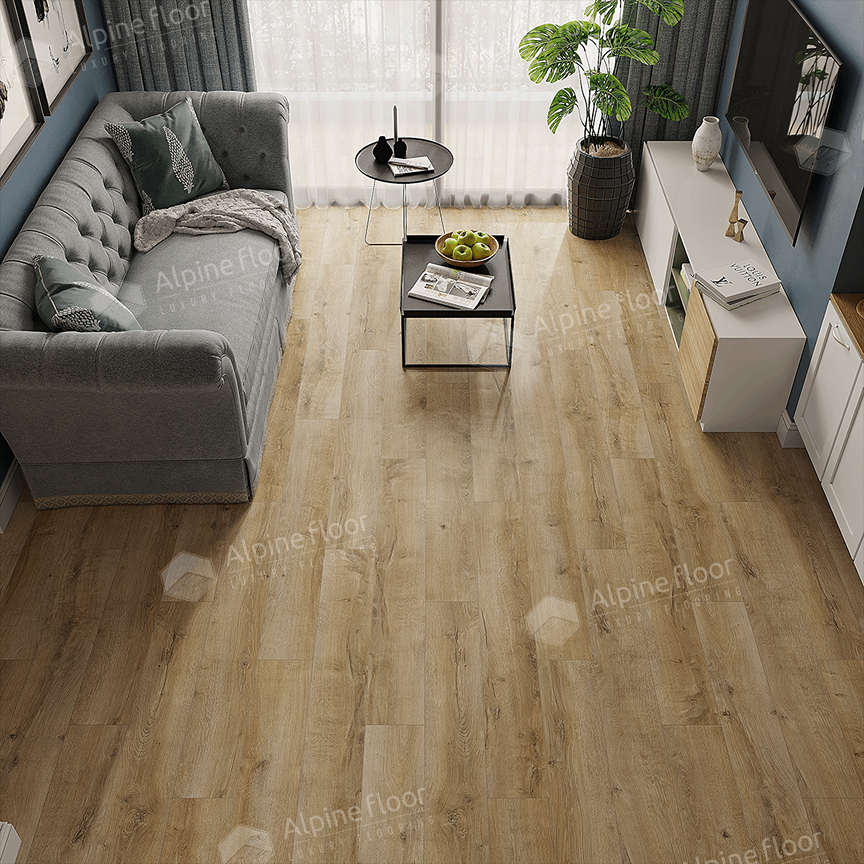 Ламинат "Alpine Floor" Дуб Бирмингем (1285*192*8 мм) — купить в Екатеринбурге