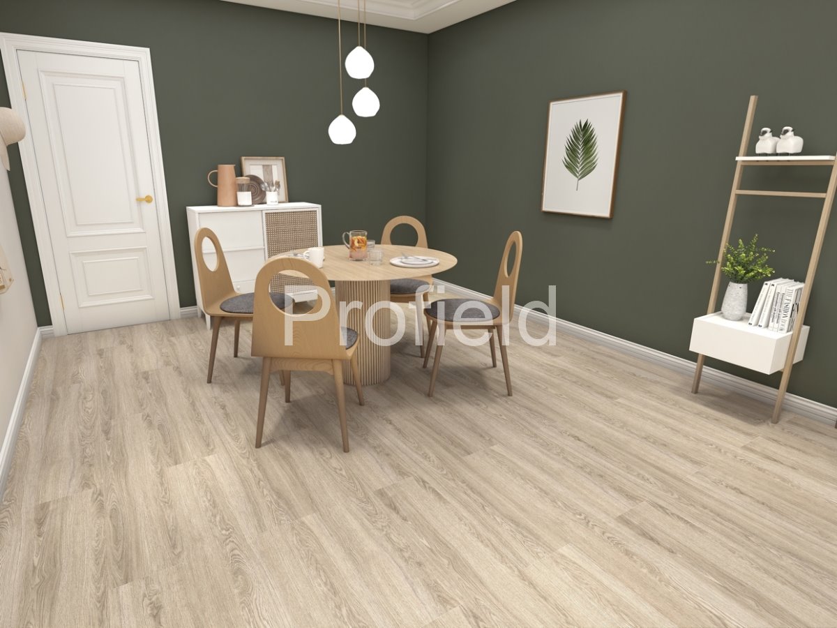 HSPC ламинат "Profield" Дуб Светлый (1200*228*5,5 мм) — купить в Екатеринбурге