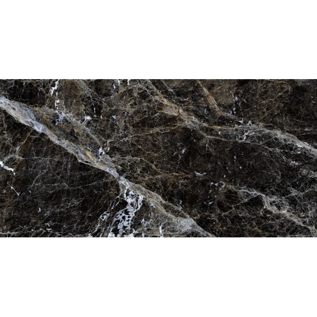 Керамогранит "Gresse" 600*1200 Simbel Carbon Чёрно-белый Мрамор — купить в Екатеринбурге