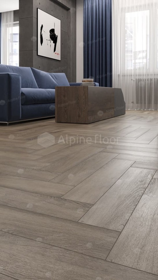 Виниловая плитка "Alpine Floor" Parquet LVT Дуб Исида (590*118*2,5 мм) — купить в Екатеринбурге