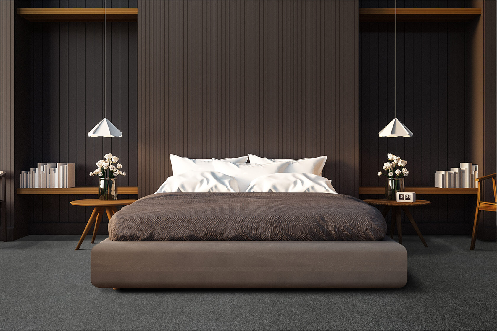 Ковровое покрытие "Bonkeel" Color Rib Ebony 98 (ширина 1м/3м/4м) — купить в Екатеринбурге