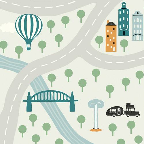 Линолеум бытовой "IVC" Neo Karta 82 (3м) — купить в Екатеринбурге