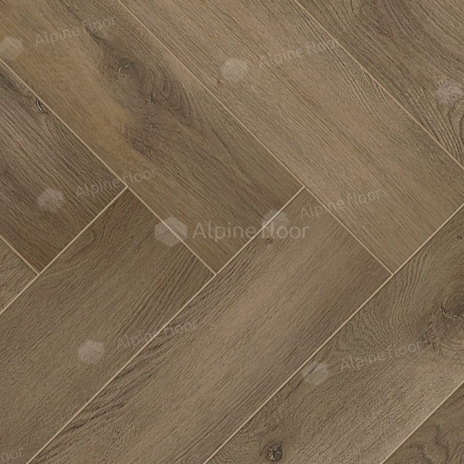 Ламинат "Alpine Floor" Herringbone Дуб Анжу (606*101*8 мм) — купить в Екатеринбурге