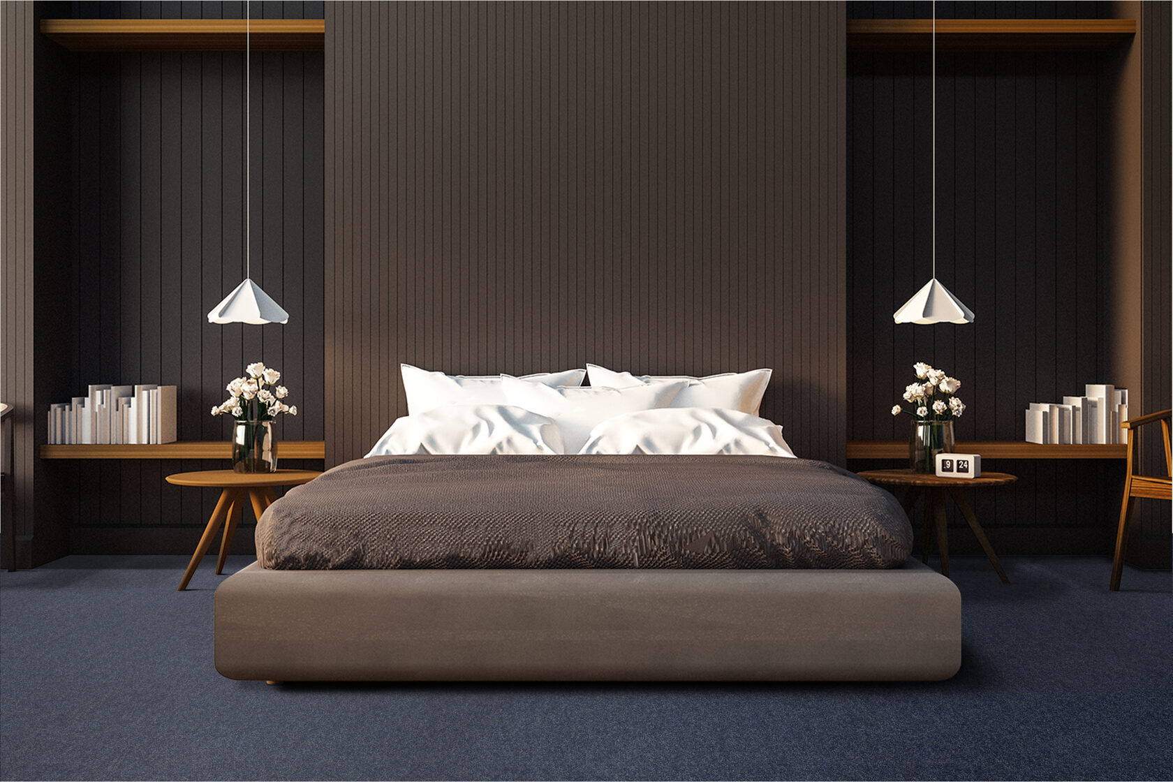 Ковровое покрытие "Bonkeel" Color Rib Blue Bottle 78 (ширина 1м/3м/4м) — купить в Екатеринбурге