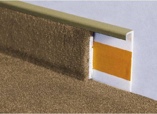 Плинтус для ковролина "Korner" Listwa бежевый (2500*13,8*50 мм) — купить в Екатеринбурге