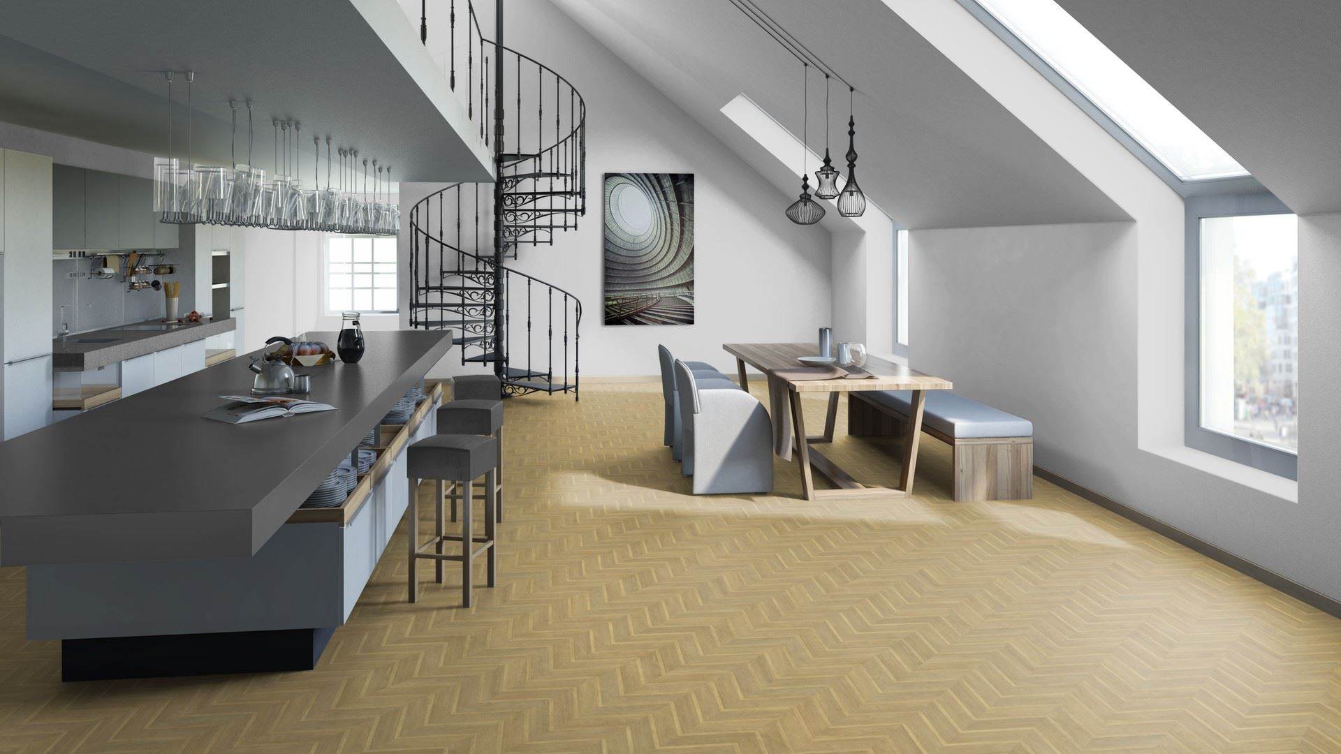 Линолеум полукоммерческий "Tarkett" Idylle Nova Cascad 2 (3,5м) — купить в Екатеринбурге