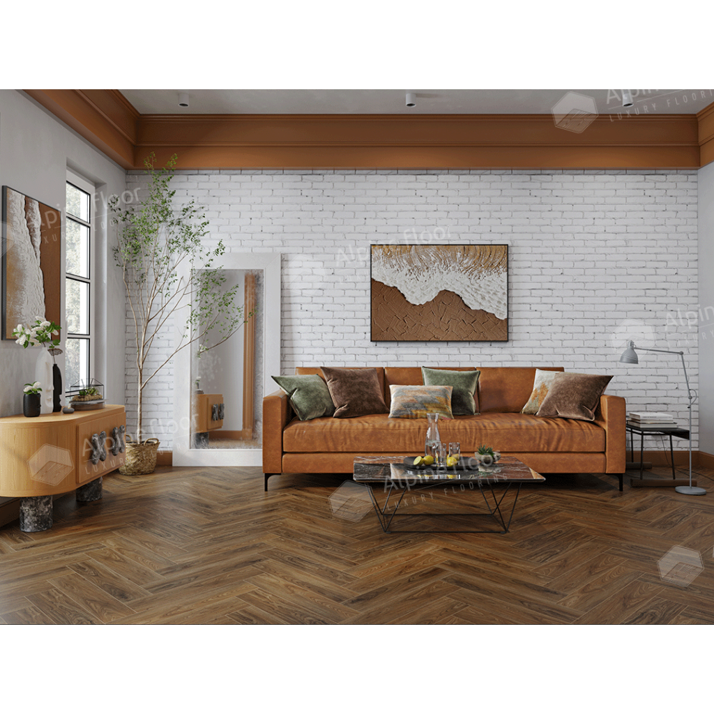 SPC ламинат "Alpine Floor" Орех Кенари (600*125*4 мм) — купить в Екатеринбурге