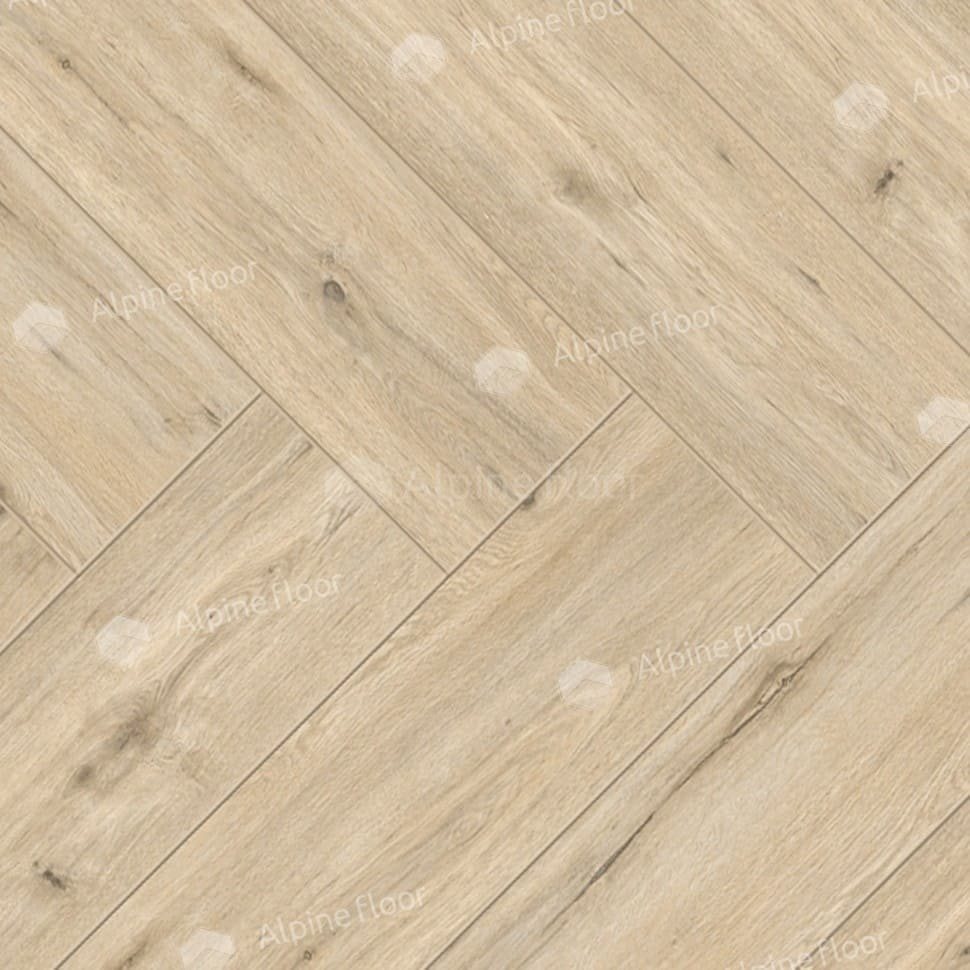 Ламинат "Alpine Floor" Herringbone Дуб Лион (606*101*8 мм) — купить в Екатеринбурге