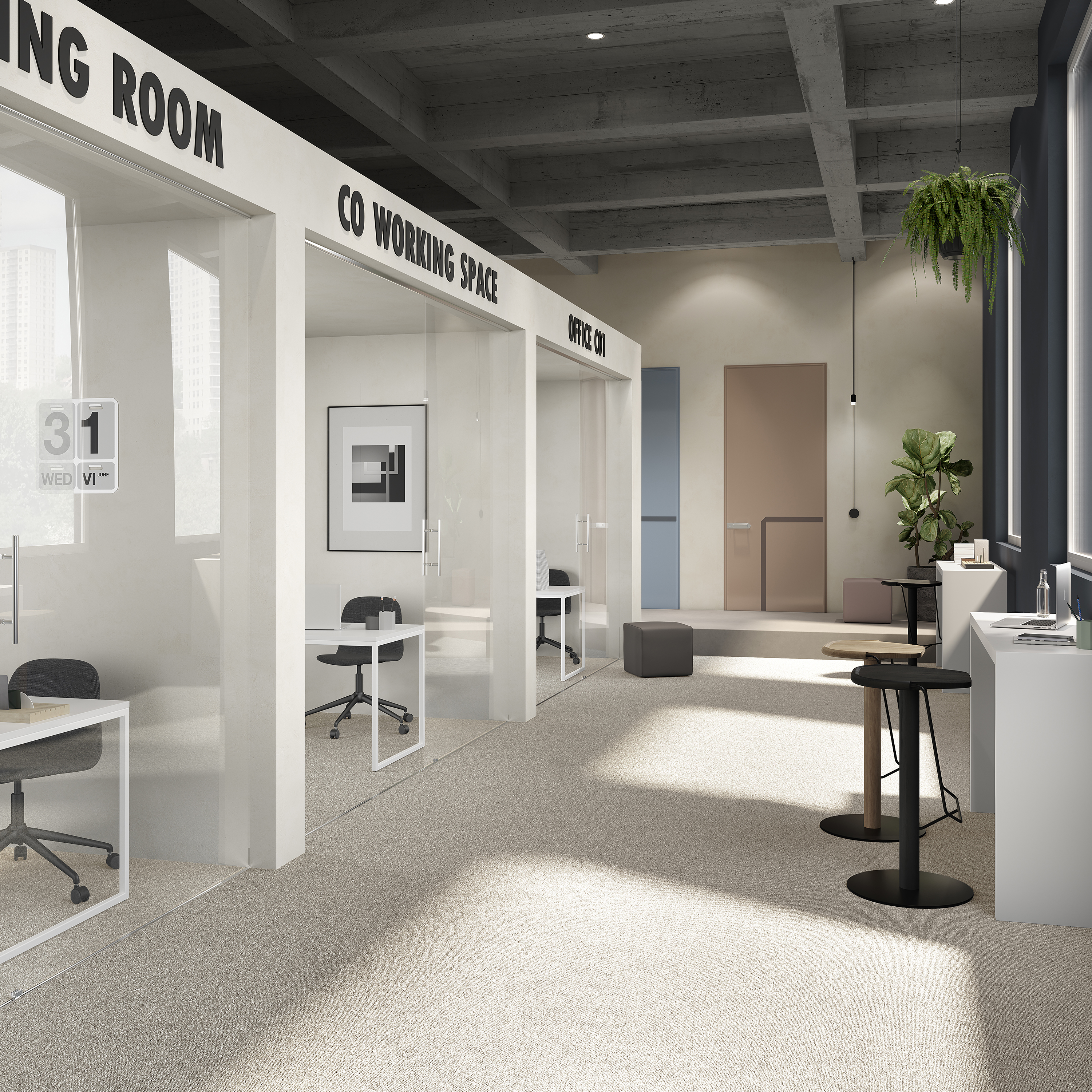 Ковровая плитка Medusa Tile 33 (500*500*5 мм) — купить в Екатеринбурге