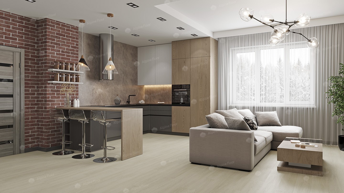 SPC ламинат "Alpine Floor" Ленто (1220*183*3,5 мм) — купить в Екатеринбурге