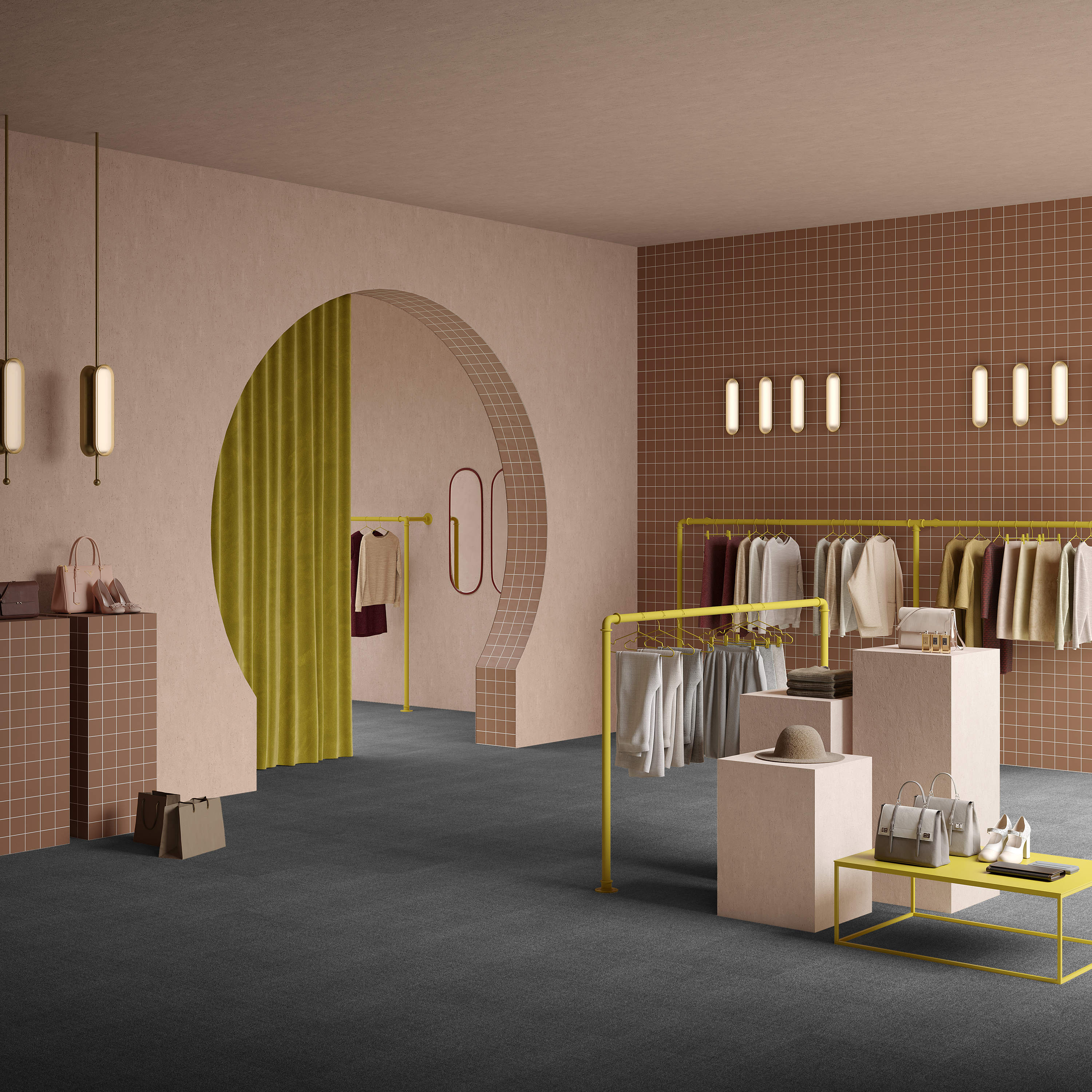 Ковровая плитка Mantra Tile 98 (500*500*6 мм) — купить в Екатеринбурге