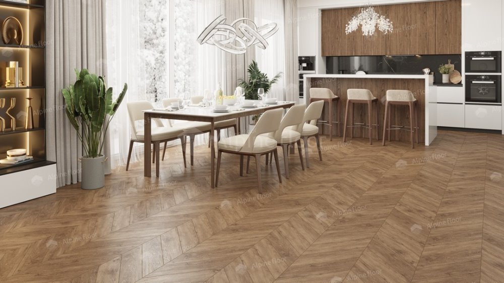 LVT плитка "Alpine Floor" Гевуина (555*127*2,5 мм) — купить в Екатеринбурге