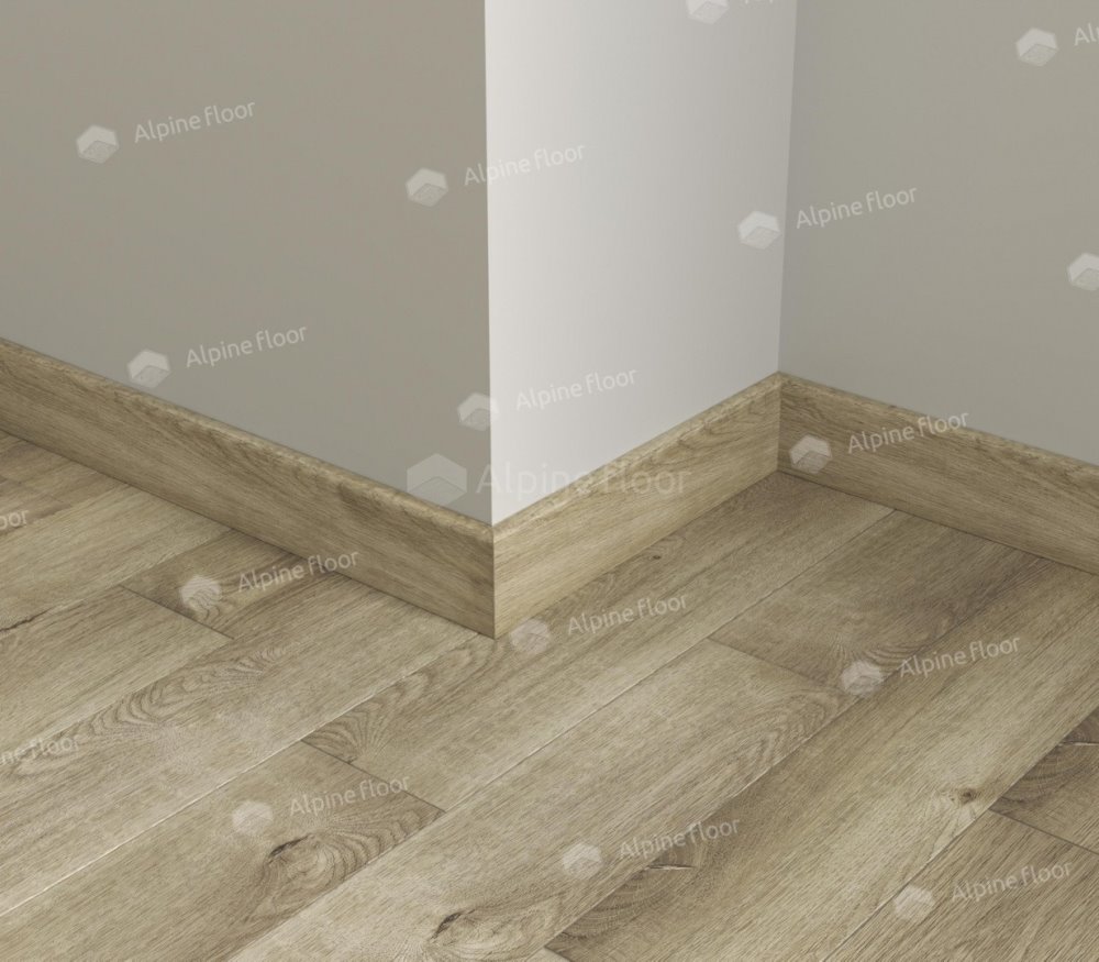Напольный плинтус Parquet Light Дуб Натуральный Отбеленный SK 13-5 (2200*12,5*80 мм) — купить в Екатеринбурге