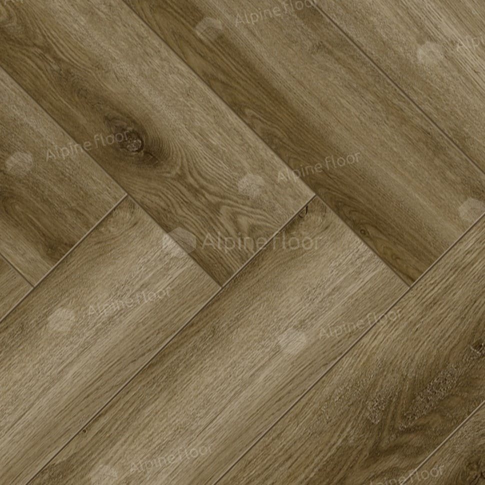 Ламинат "Alpine Floor" Herringbone Дуб Марсель (606*101*8 мм) — купить в Екатеринбурге