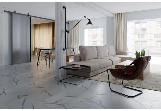 Кварц-винил Греческий Мрамор (950*480*2,5 мм) — купить в Екатеринбурге