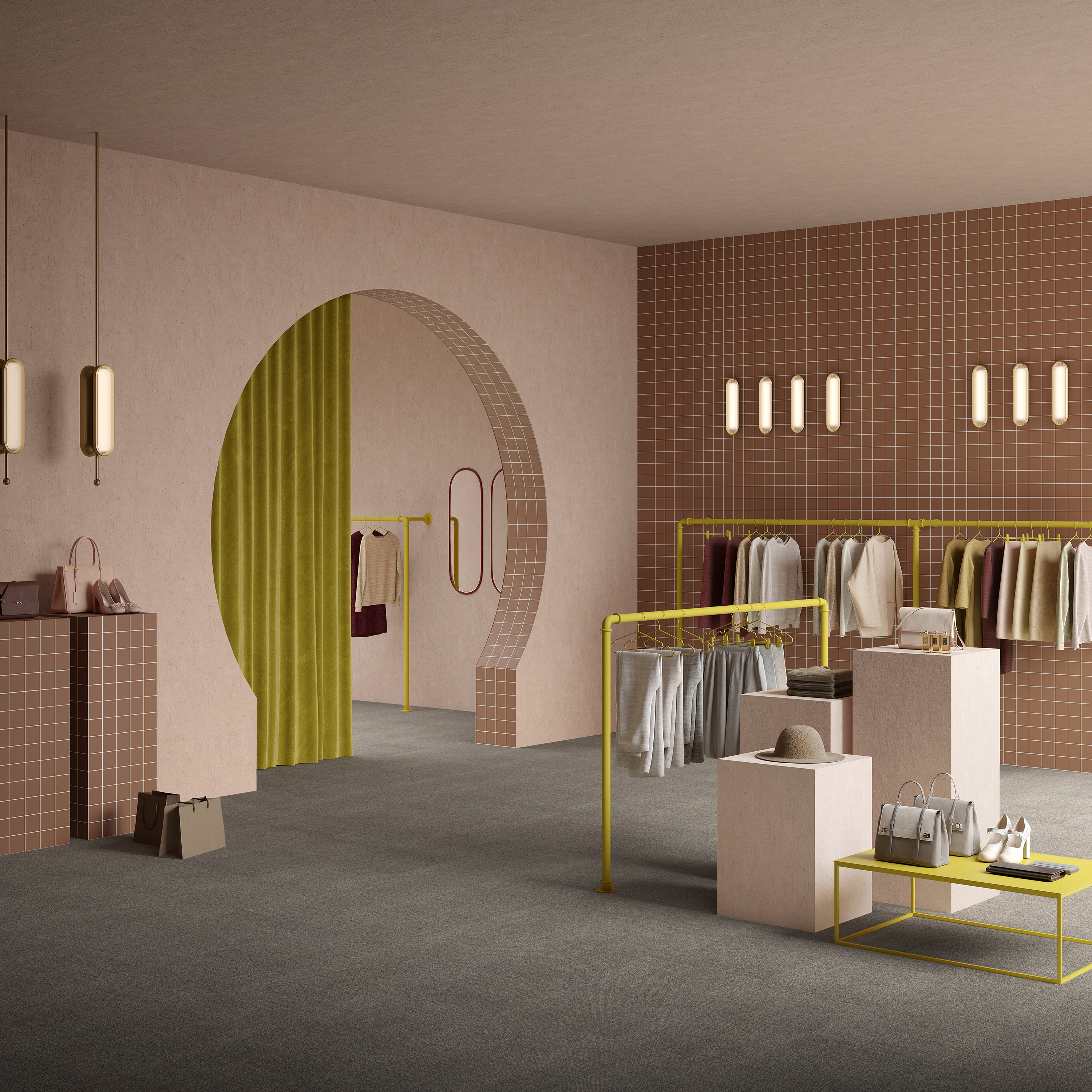 Ковровая плитка Mantra Tile 94 (500*500*6 мм) — купить в Екатеринбурге