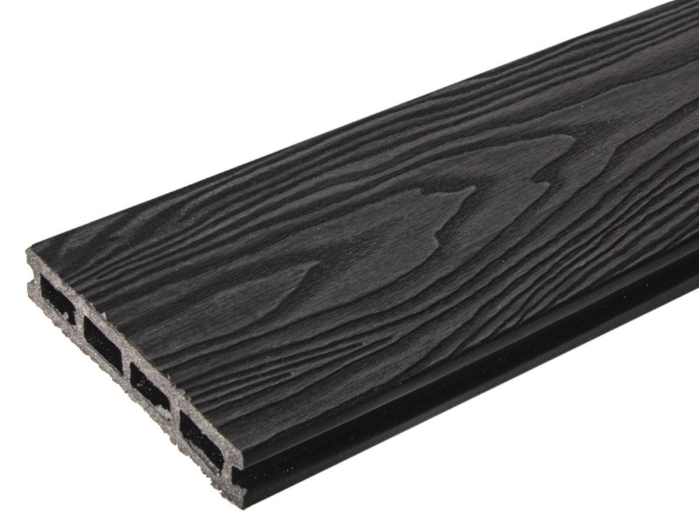 Террасная доска антрацит TalverWood 150*25мм 3D+вельвет брашинг — купить в Екатеринбурге