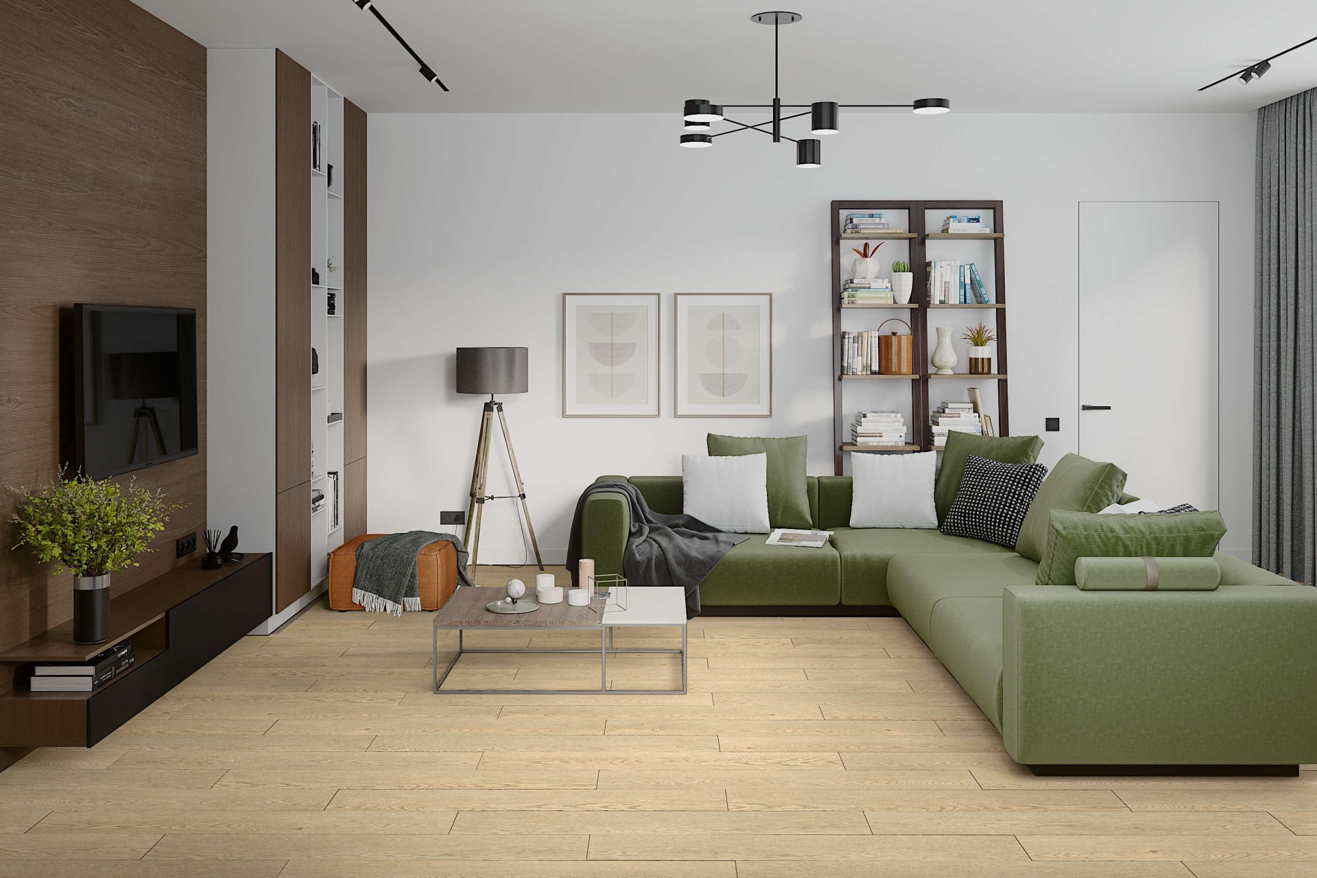 SPC ламинат «Damy Floor» Дуб Латте (1220*180*4 мм) — купить в Екатеринбурге