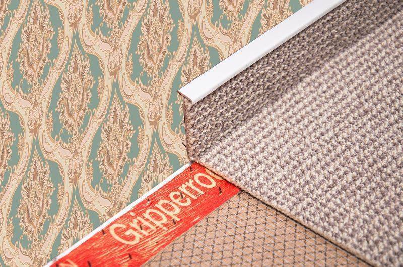 Плинтус для ковролина "Korner" Listwa светло-серый (2500*13,8*50 мм) — купить в Екатеринбурге