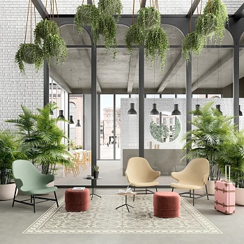 Кварцвиниловая плитка "Invictus" Victorian Bord Smoke (229*229*2,5мм) — фото и характеристики