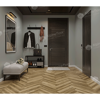 SPC ламинат "Alpine Floor" Орех Акорн (600*125*4 мм) — фото и характеристики