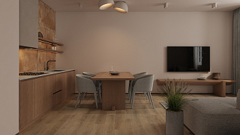 Кварцвиниловая плитка LVT "Alpine Floor" ДУБ РЕЙСДАЛ (1219*184*3 мм) — фото и характеристики