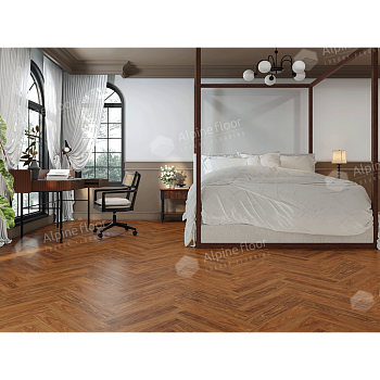 SPC ламинат "Alpine Floor" Орех Нойер (600*125*4 мм) — фото и характеристики