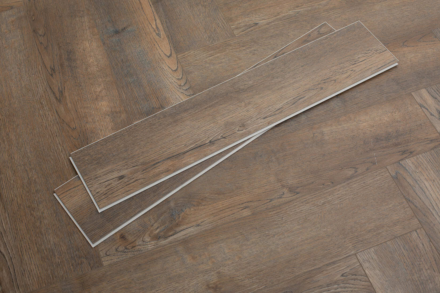 Плитка SPC "OneFloor" 3026 А,В  ЁЛКА (640*128*4 мм)