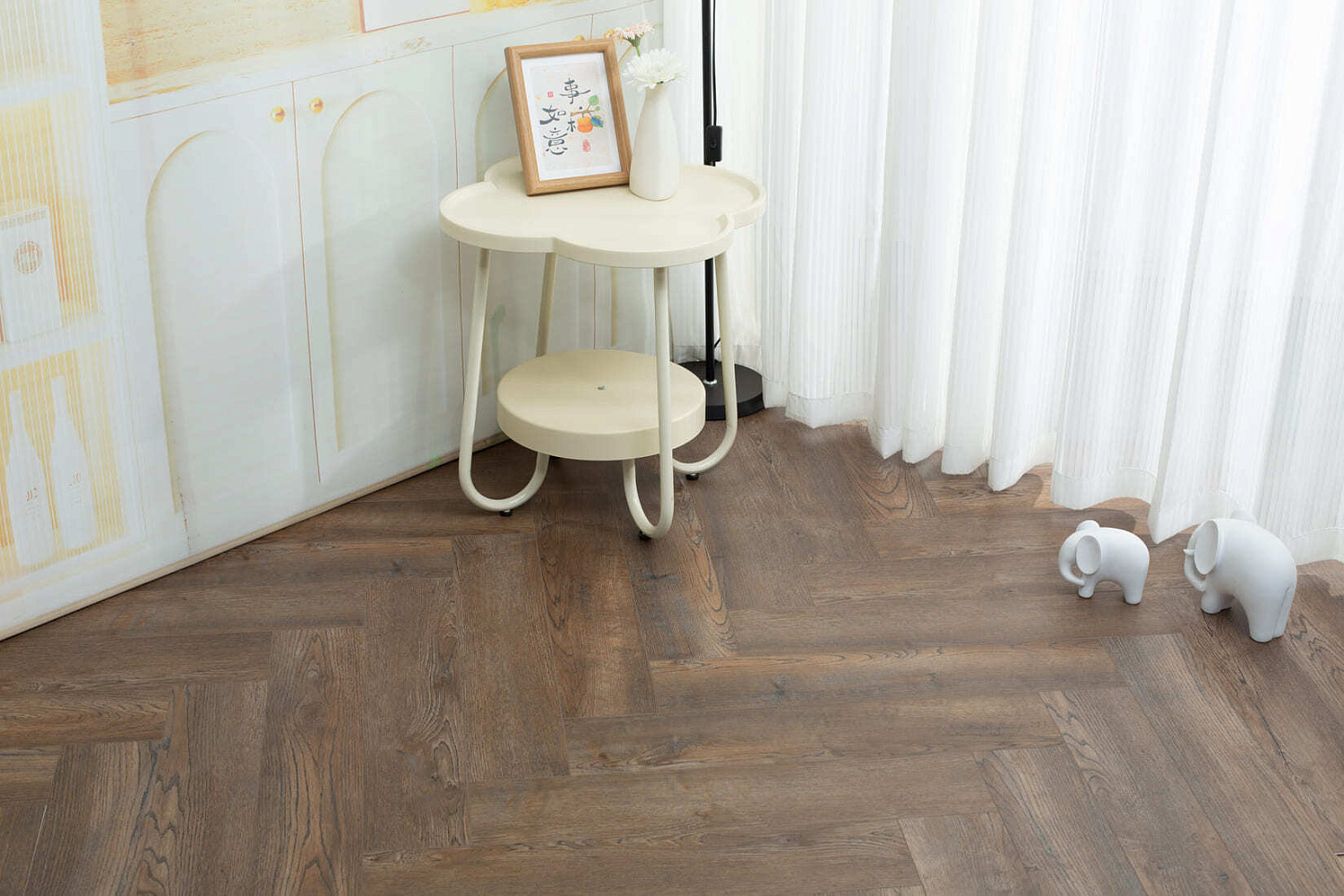 Плитка SPC "OneFloor" 3026 А,В  ЁЛКА (640*128*4 мм)