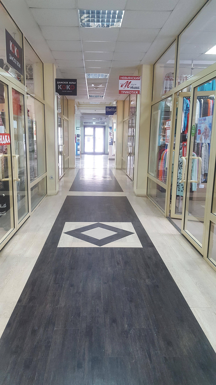 Укладка плитки Lg в ТК "Сити Центр"